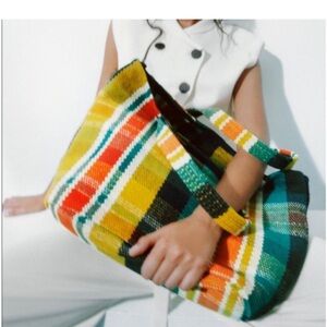 Zara woven tote